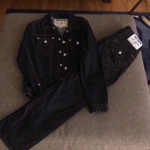 true religion blue jean outfit